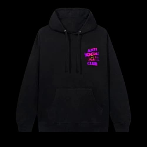 Anti Social Social Club Lava Hoodie 'Black'
