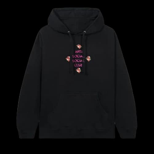 Anti Social Social Club 2 Much Of Heaven Hoodie 'Black'