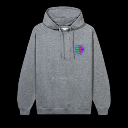 Anti Social Social Club New World Boredom Hoodie 'Gunmetal Heather'