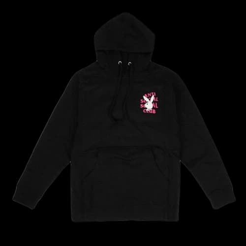 Anti Social Social Club x Playboy Remix Hoodie 'Black'