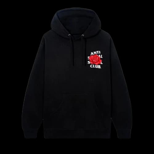 Anti Social Social Club Roses Are Red Hoodie 'Black'