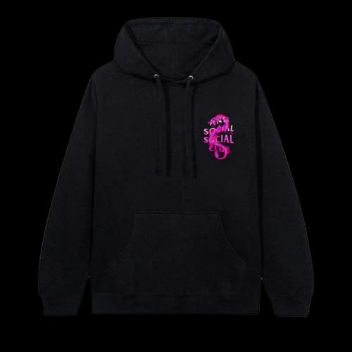 Anti Social Social Club Summer In Minsk Hoodie 'Black'