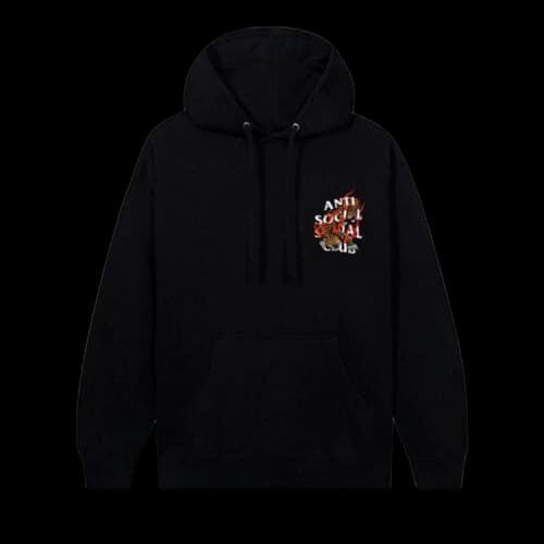 Anti Social Social Club Tiger Blood Hoodie 'Black'