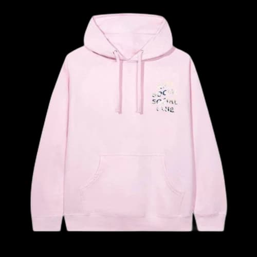 Anti Social Social Club Theories Hoodie 'Pink'