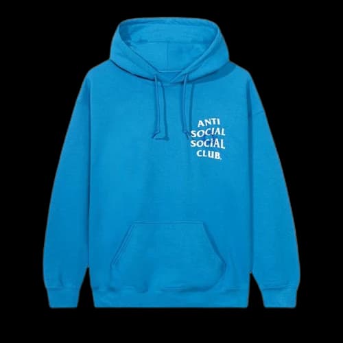 Anti Social Social Club Theories Hoodie 'Sapphire'