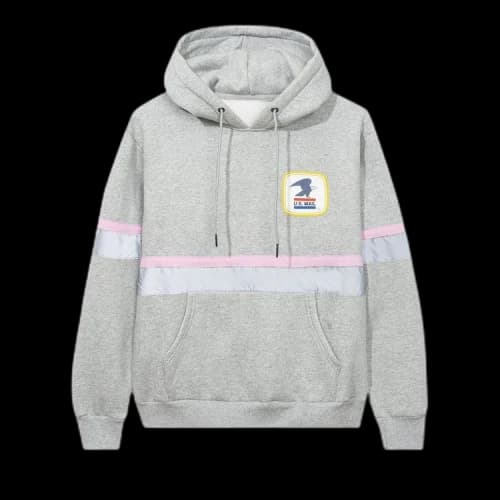 Anti Social Social Club x USPS Work Hoodie 'Grey'