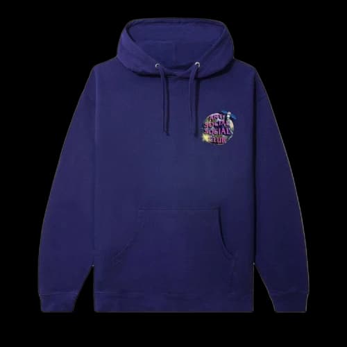 Anti Social Social Club Worldwide Hoodie 'Purple'