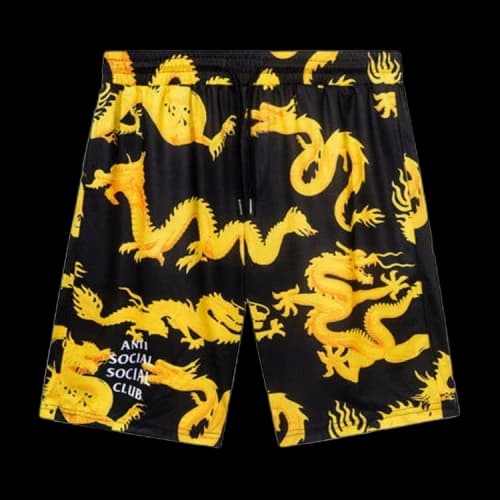 Anti Social Social Club 24K Mesh Shorts 'Black'