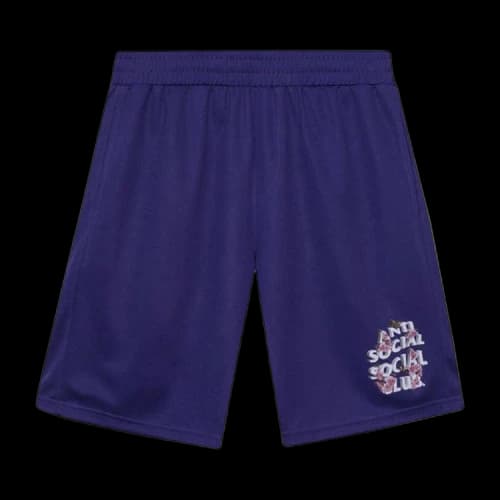Anti Social Social Club Drama Club Mesh Shorts 'Purple'