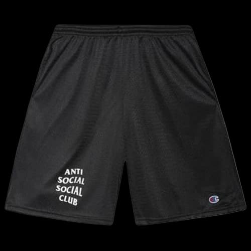 Anti Social Social Club Sports Shorts 'Black'