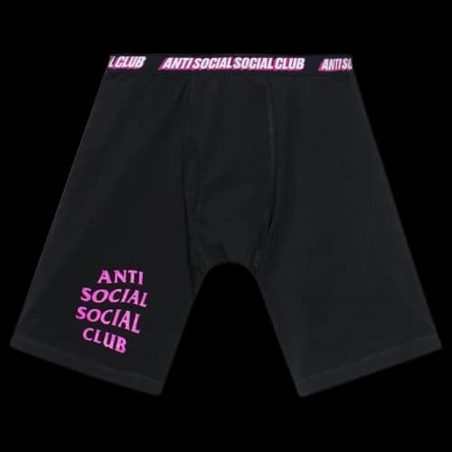 Anti Social Social Club Layers Of You Boxer 'Black'