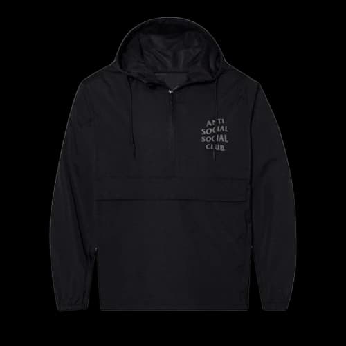 Anti Social Social Club The Ghost Of You And Me Anorak 'Black'