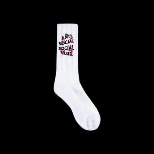 Anti Social Social Club Kkotch Socks 'White'