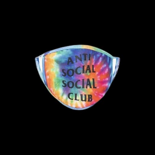 Anti Social Social Club Sugar Coat Mask 'Tie Dye'