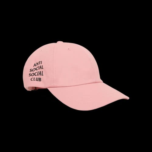Anti Social Social Club Weird Logo Baseball Cap 'Pink'