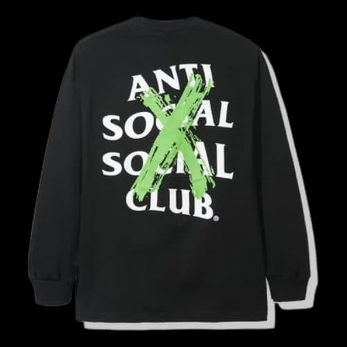 ANTI SOCIAL SOCIAL CLUB Cancelled Remix Long Sleeve Tee FW19 'Black'