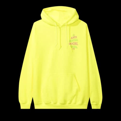 Anti Social Social Club 777 Hoodie 'Neon Green'