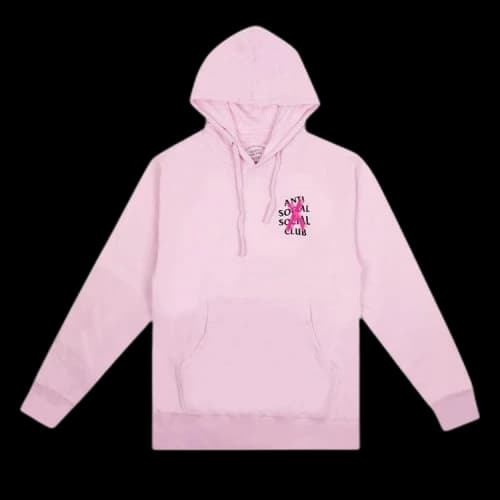 Anti Social Social Club Cancelled Hoodie 'Pink'