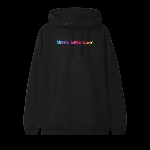 Anti Social Social Club More Hate More Love Hoodie 'Black'