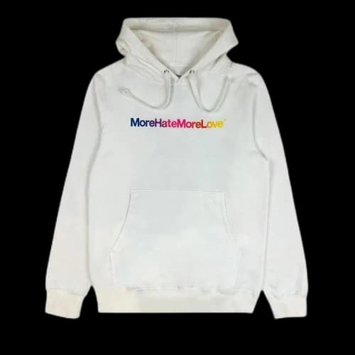 Anti Social Social Club More Hate More Love Hoodie 'White'