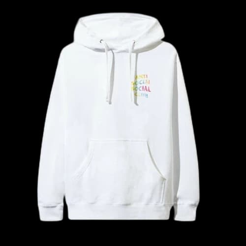 Anti Social Social Club Thai Dye Hoodie 'White'