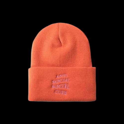 Anti Social Social Club Mr. Bean Knit Cap 'Orange'