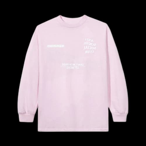 Anti Social Social Club x Neighborhood Long-Sleeve Tee 'Pink'
