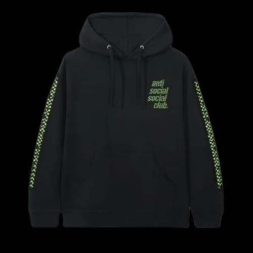 Anti Social Social Club Food Court Hoodie 'Black'