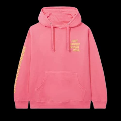 Anti Social Social Club Food Court Hoodie 'Pink'