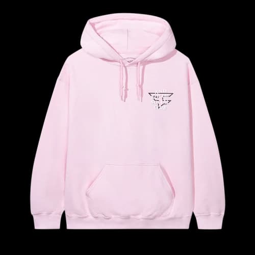 Anti Social Social Club x Faze Clan Hooded Sweatshirt 'Pink'