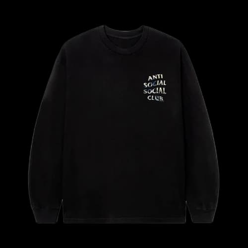 Anti Social Social Club Tonkatsu Long-Sleeve Tee 'Black'