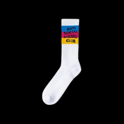 Anti Social Social Club You Don't See Me Socks 'White'
