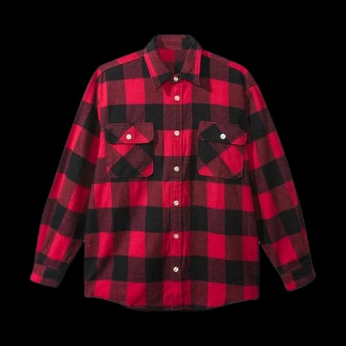 Anti Social Social Club Outlined Trip Flannel 'Red'