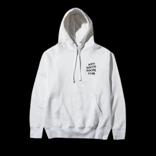 Anti Social Social Club Masochism Mind Game Hoodie 'White'