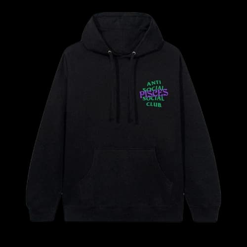 Anti Social Social Club Pisces Hoodie 'Black'