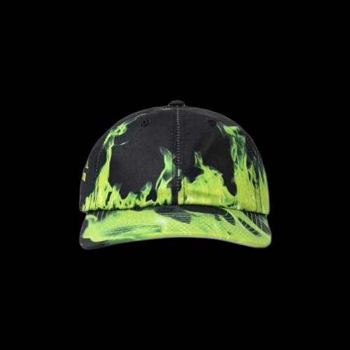 Anti Social Social Club A Green Flame Inside Cap 'Black'