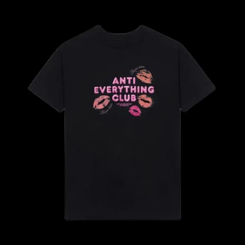 Anti Social Social Club Anti Everything Club <3 T-Shirt 'Black'