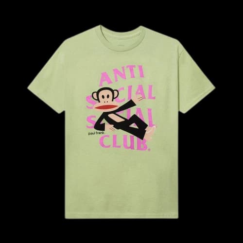 Anti Social Social Club x Paul Frank Laying Tee 'Pistachio'