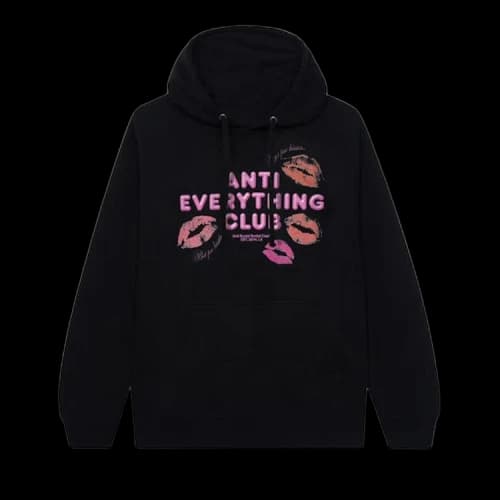 Anti Social Social Club Anti Everything Club <3 Hoodie 'Black'