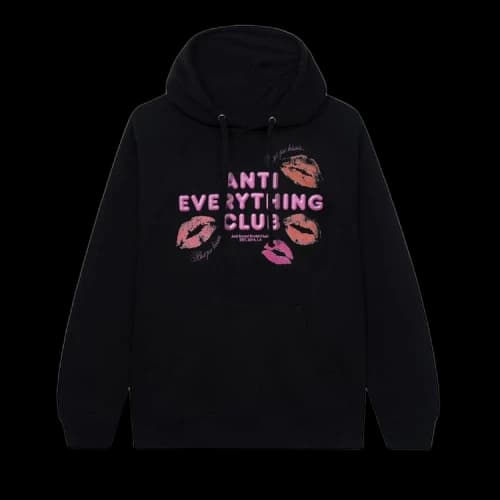 Anti Social Social Club Anti Everything Club <3 Hoodie 'Black'