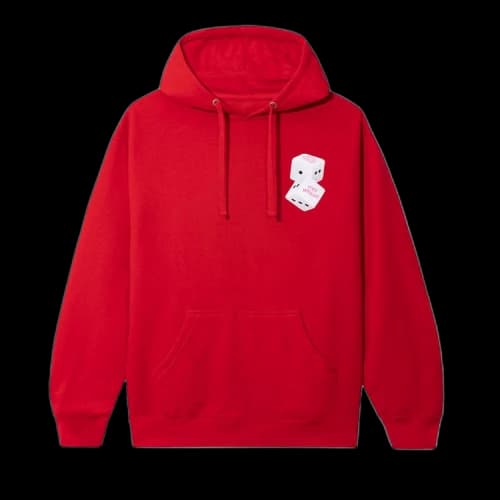 Anti Social Social Club Best Of Luck Hoodie 'Red'