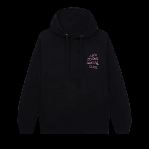 Anti Social Social Club Layer Lock Black Hoodie 'Black'