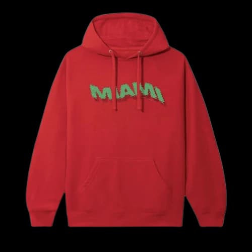 Anti Social Social Club Miami Hoodie 'Red'