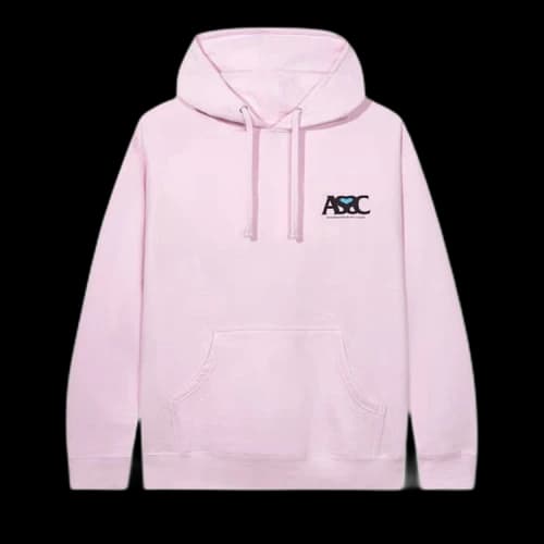 Anti Social Social Club Negative Space Hoodie 'Pink'