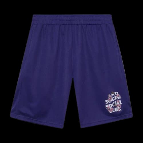 Anti Social Social Club Drama Club Mesh Shorts 'Purple'