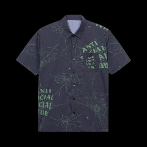 Anti Social Social Club Crawling In The Dark Button up 'Black'