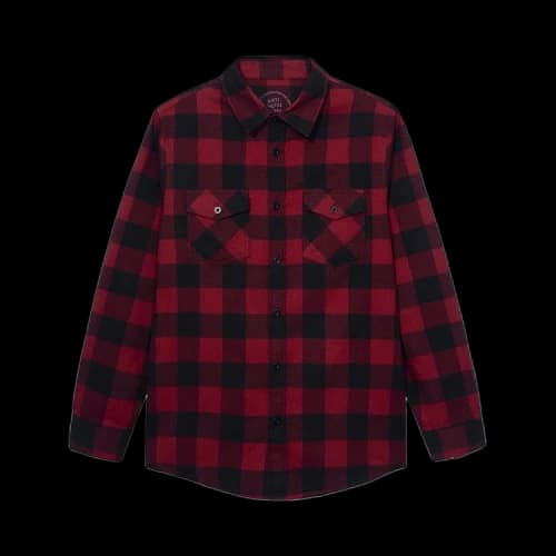 Anti Social Social Club Happiest Place On Earth Flannel 'Red'