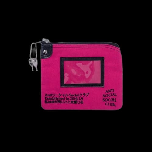 Anti Social Social Club Caught On Camera Pouch 'Pink'
