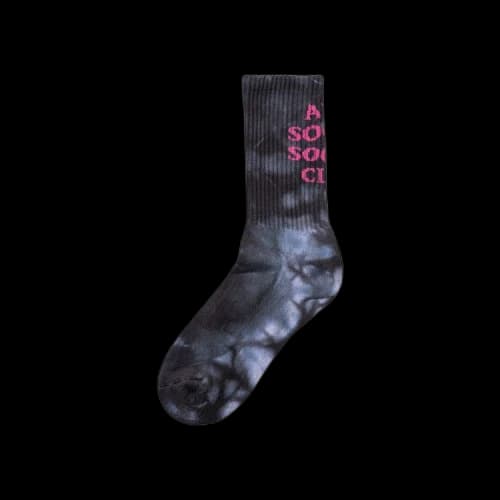Anti Social Social Club Call My Bluff Tie Dye Socks 'Black'
