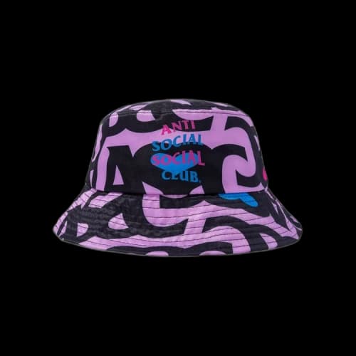 Anti Social Social Club Negative Space Bucket Cap 'Pink'